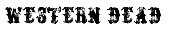 Western Dead font preview